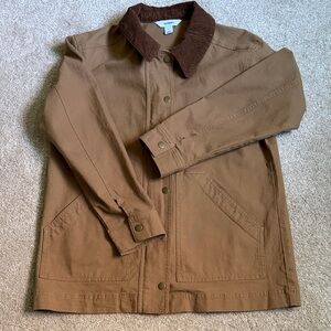 Old Navy Brown Utility Jacket with Corduroy Collar